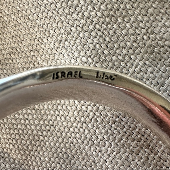 Passage to Israel, spinner bangle bracelet, Garnet, 925 Sterling silver  - Picture 14 of 16